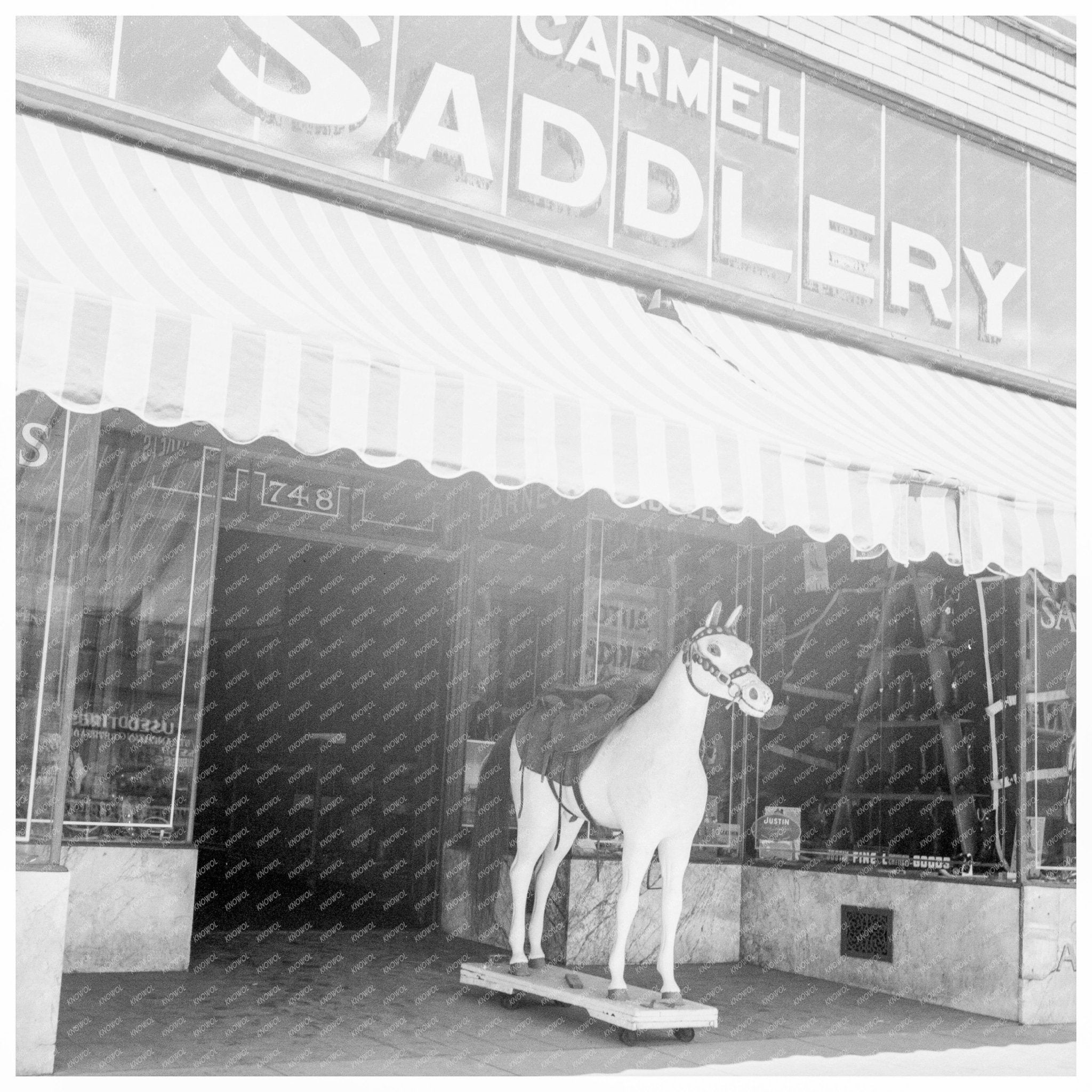 Fresno Storefront on U.S. Route 99 May 1939 - Available at KNOWOL