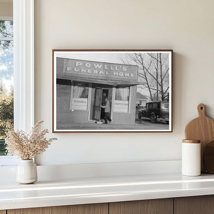 Funeral Home in Mound Bayou Mississippi January 1939 - Available at KNOWOL