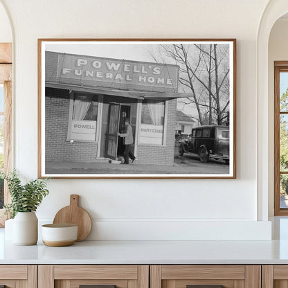 Funeral Home in Mound Bayou Mississippi January 1939 - Available at KNOWOL