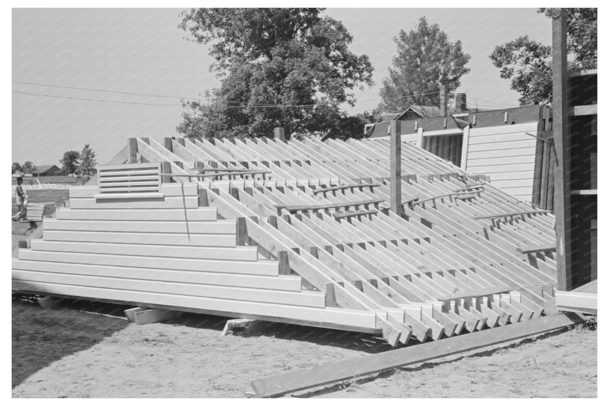 Gable End Panels for Southeast Missouri Farms Project 1938 - Available at KNOWOL