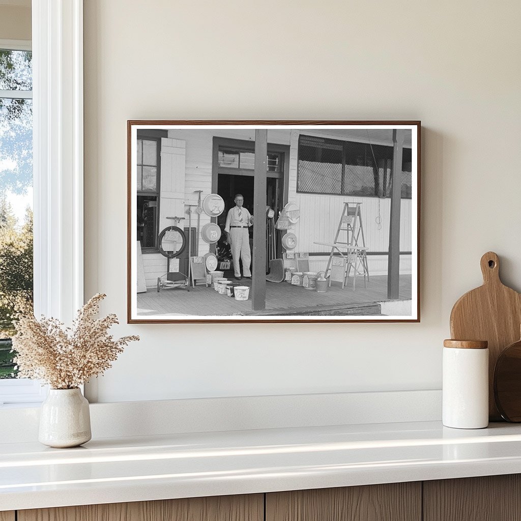 General Store Entrance in Garyville Louisiana 1938 - Available at KNOWOL