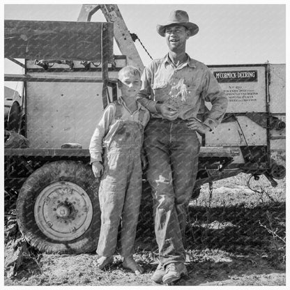 George Cleaver and Sons Farming in Oregon 1939 - Available at KNOWOL