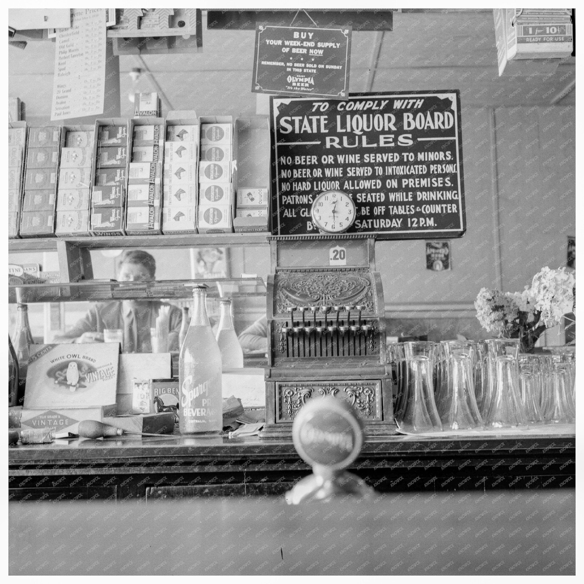 Ghost Town Cafe Vader Washington August 1939 - Available at KNOWOL