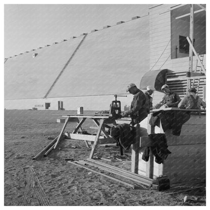 Giant Silos for Magnesium Ore Storage in Las Vegas 1942 - Available at KNOWOL