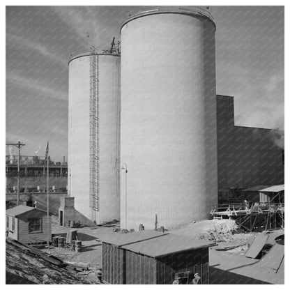 Giant Silos for Magnesium Production Southern Nevada 1950s - Available at KNOWOL
