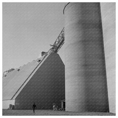 Giant Silos for Ore Storage in Las Vegas 1944 - Available at KNOWOL