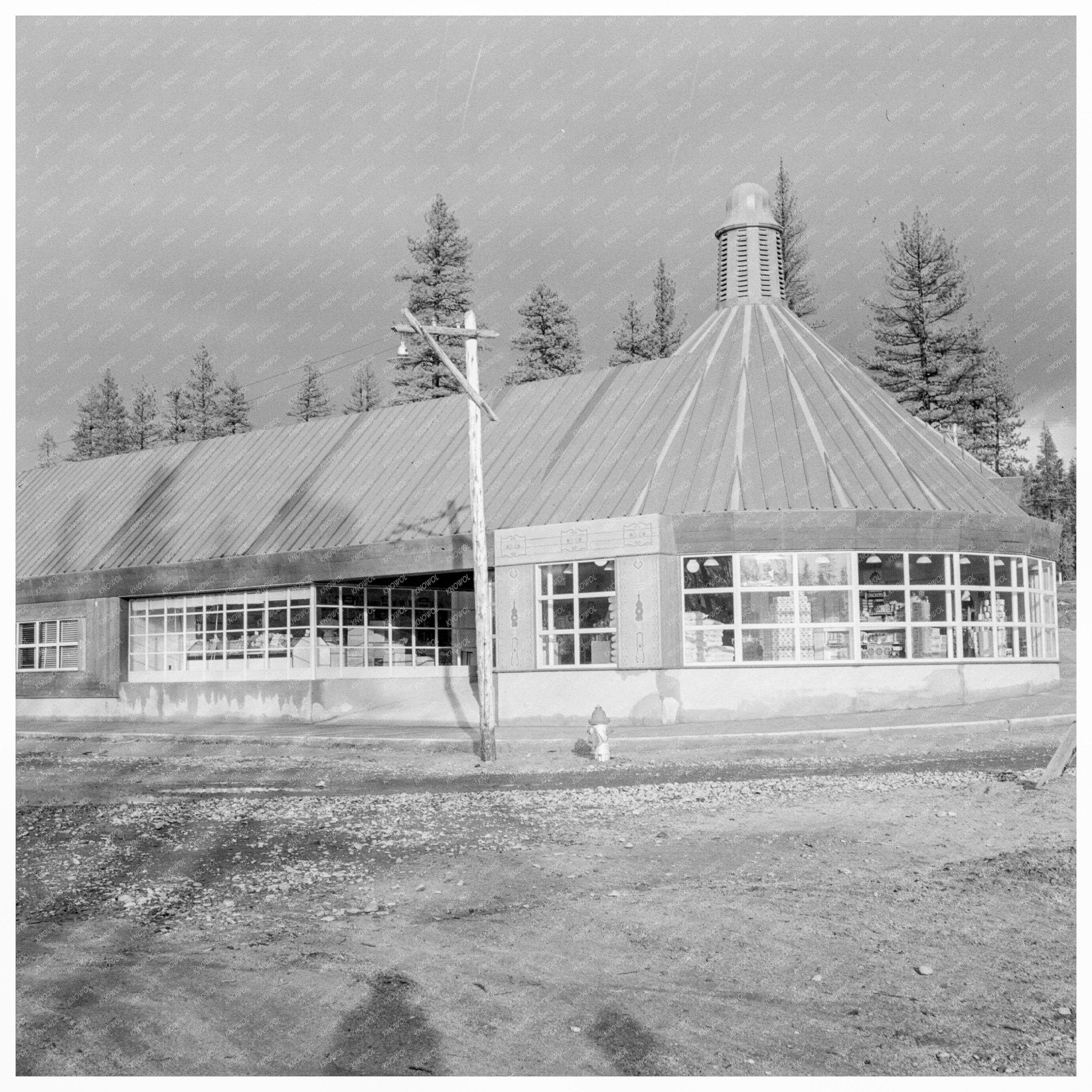 Gilchrist Oregon Stores and Community Center 1939 - Available at KNOWOL