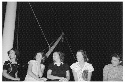 Girls at National Rice Festival Crowley Louisiana 1938 - Available at KNOWOL