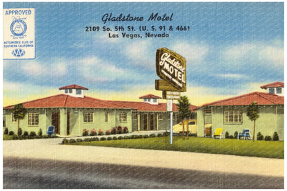 Gladstone Motel Postcard 1930 - 1945 Vintage Americana - Available at KNOWOL