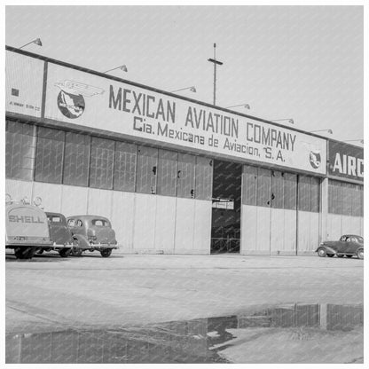 Glendale California Airport Scene May 1937 - Available at KNOWOL