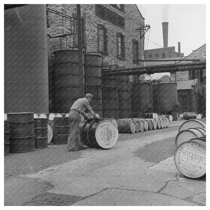 Glycerine Drums for Shipment Procter & Gamble June 1943 - Available at KNOWOL