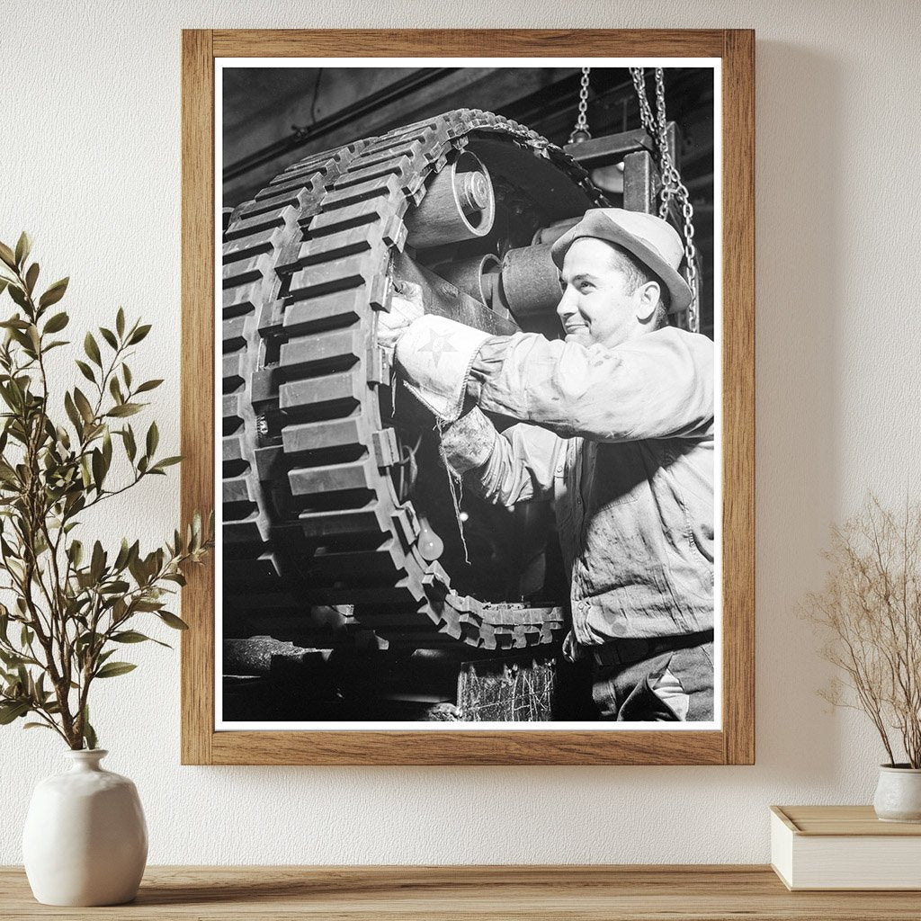 Goodrich Tire Plant Workers December 1941 Industrial Image - Available at KNOWOL