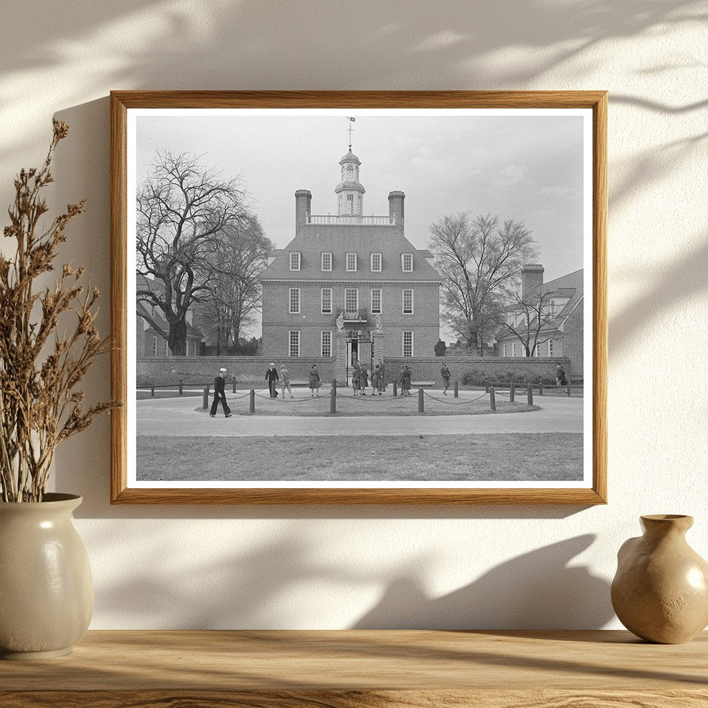 Governors Palace Williamsburg Virginia April 1943 - Available at KNOWOL