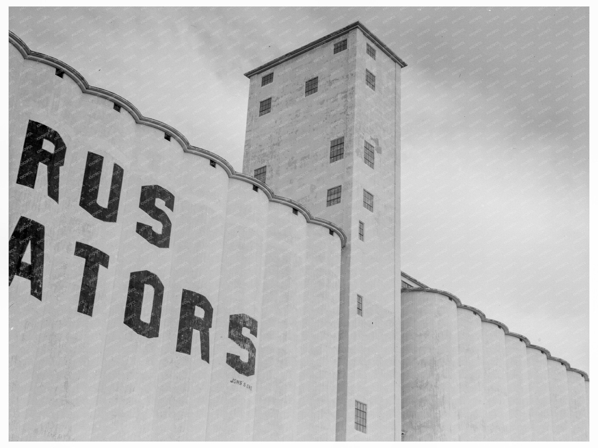 Grain Elevator in Western Texas June 1937 - Available at KNOWOL