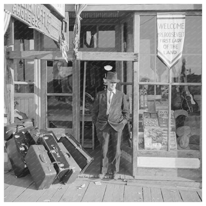 Grand Forks North Dakota Storefront Scene October 1937 - Available at KNOWOL