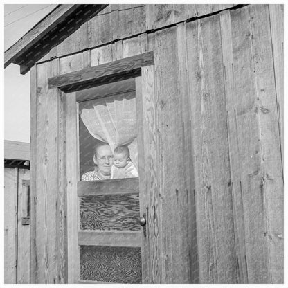 Grandmother and Grandchild in Greenfield California 1939 - Available at KNOWOL