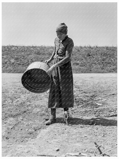 Grandmother in Migrant Camp California April 1939 - Available at KNOWOL