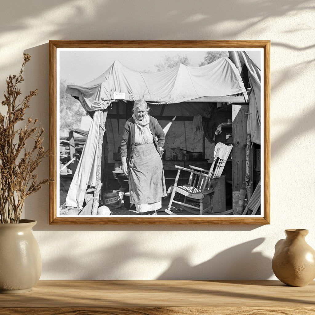 Grandmother with Twenty - Two Children Migrant Camp 1936 - Available at KNOWOL