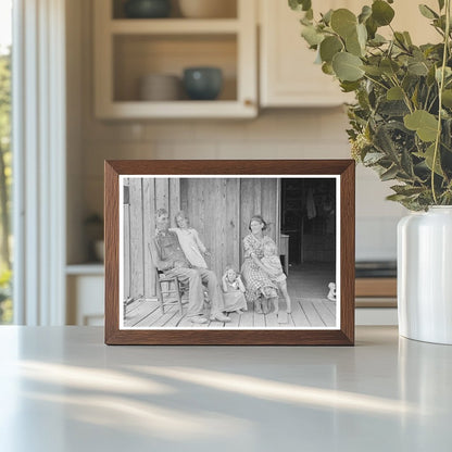 Grandparents and Children on Porch in Missouri 1938 - Available at KNOWOL