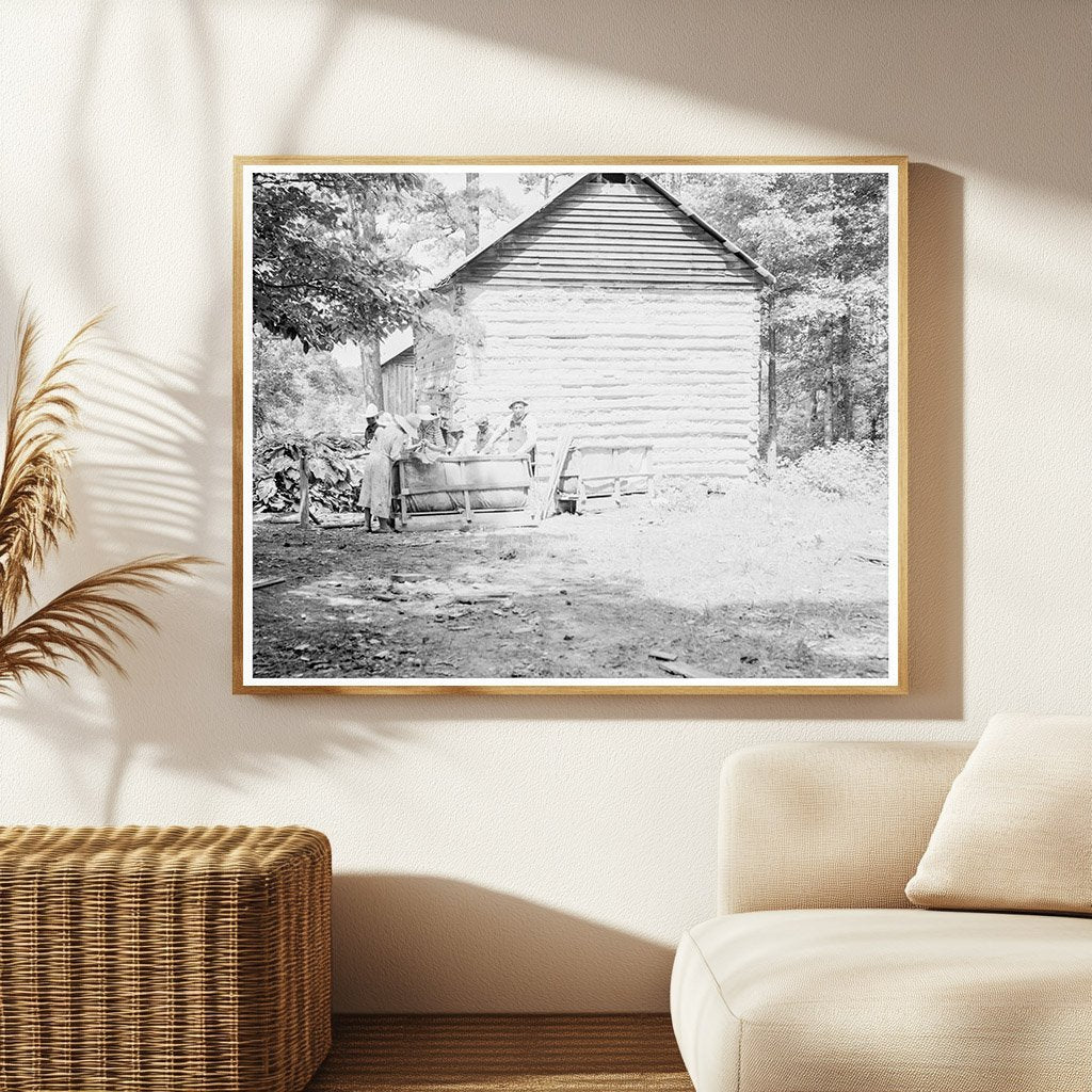 Granville County Tobacco Harvesting Families 1939 Photo - Available at KNOWOL