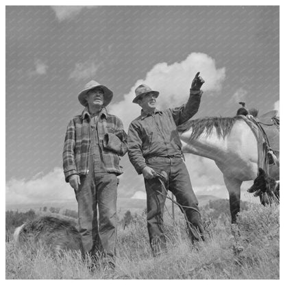 Gravelly Range Sheep Men Montana August 1942 - Available at KNOWOL