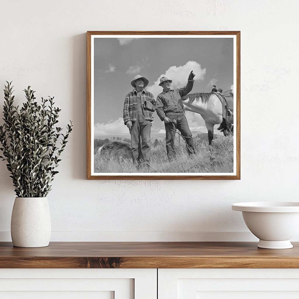 Gravelly Range Sheep Men Montana August 1942 - Available at KNOWOL