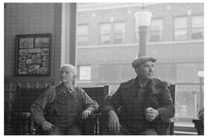 Great Northern Hotel Lobby Men Williston North Dakota 1937 - Available at KNOWOL