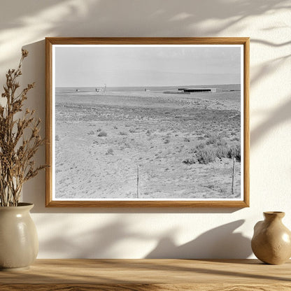 Great Plains Homesteads and Sheep Barn Claud New Mexico 1938 - Available at KNOWOL