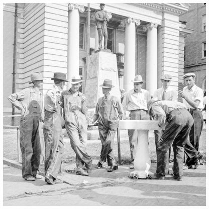 Greeneville Tennessee Courthouse Scene June 1936 - Available at KNOWOL