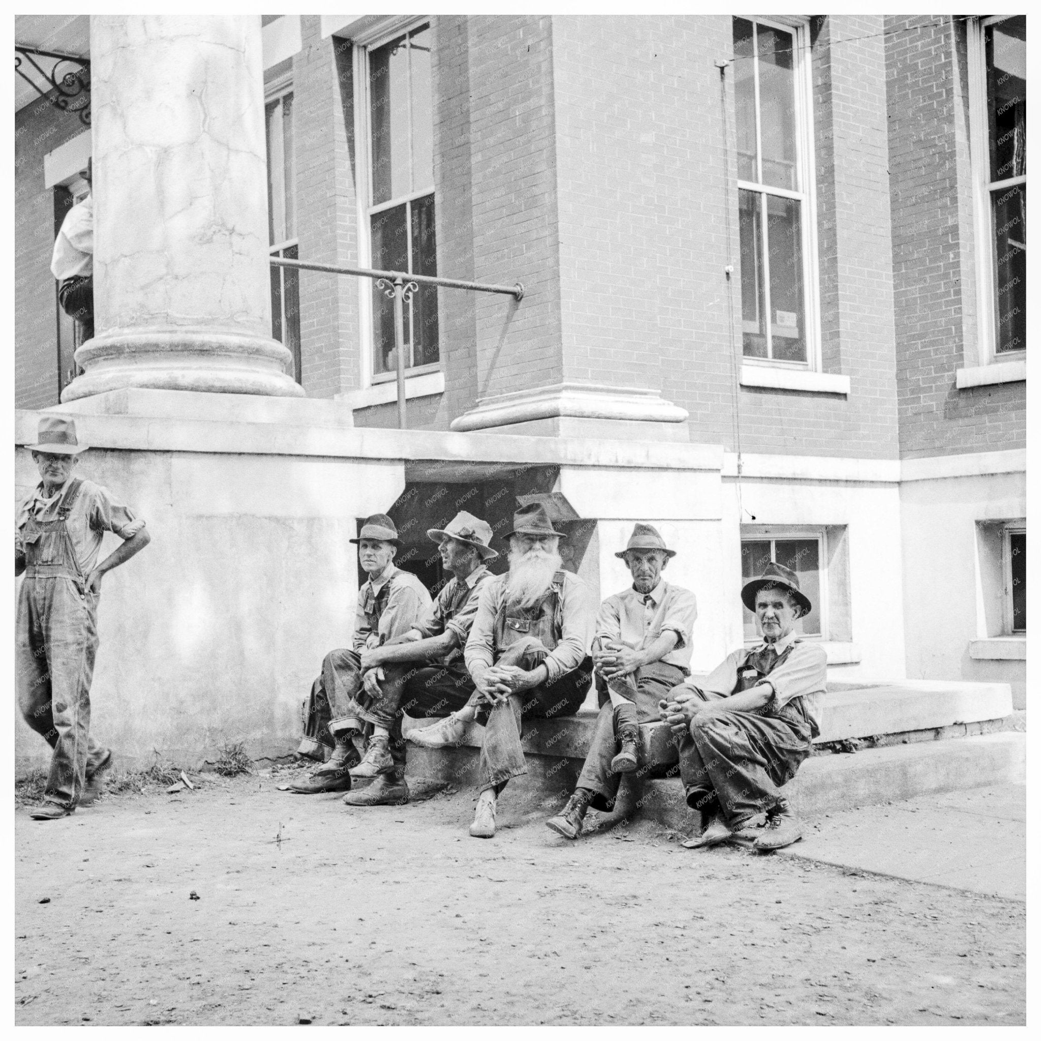 Greenville Tennessee Courthouse Scene June 1936 - Available at KNOWOL