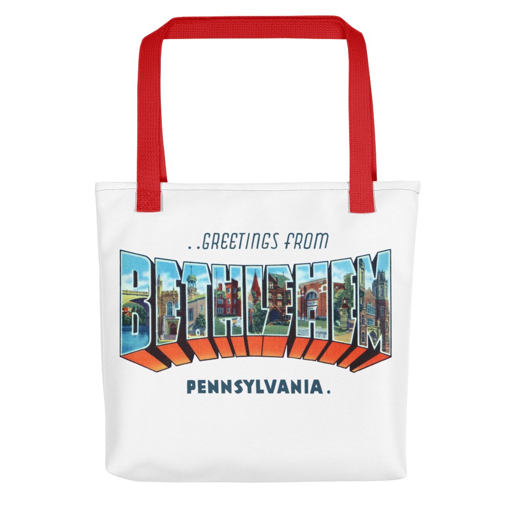 Greetings from Bethlehem, PA Tote bag - Available at KNOWOL