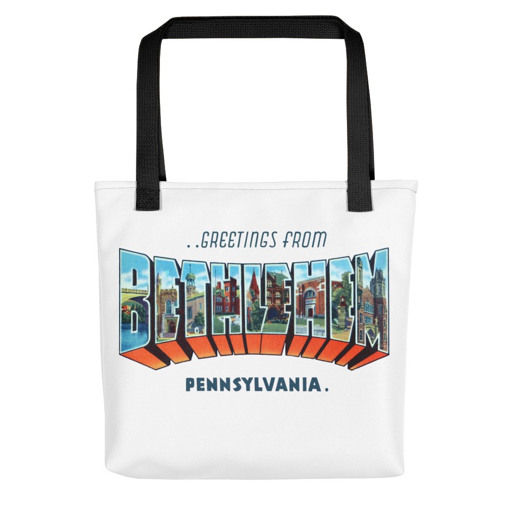 Greetings from Bethlehem, PA Tote bag - Available at KNOWOL