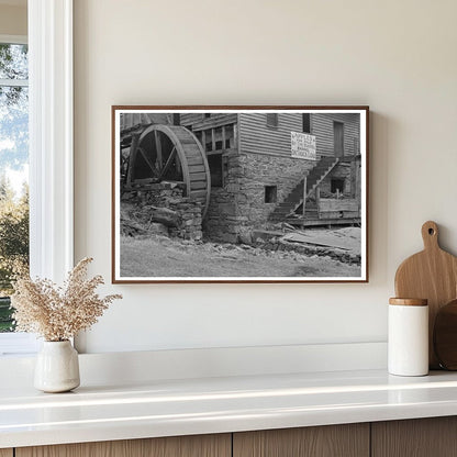 Gristmill Detail Shenandoah National Park January 1938 - Available at KNOWOL