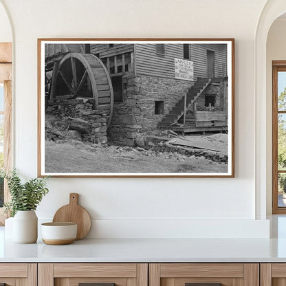 Gristmill Detail Shenandoah National Park January 1938 - Available at KNOWOL