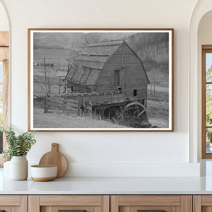 Gristmill in Shenandoah National Park Virginia 1938 - Available at KNOWOL