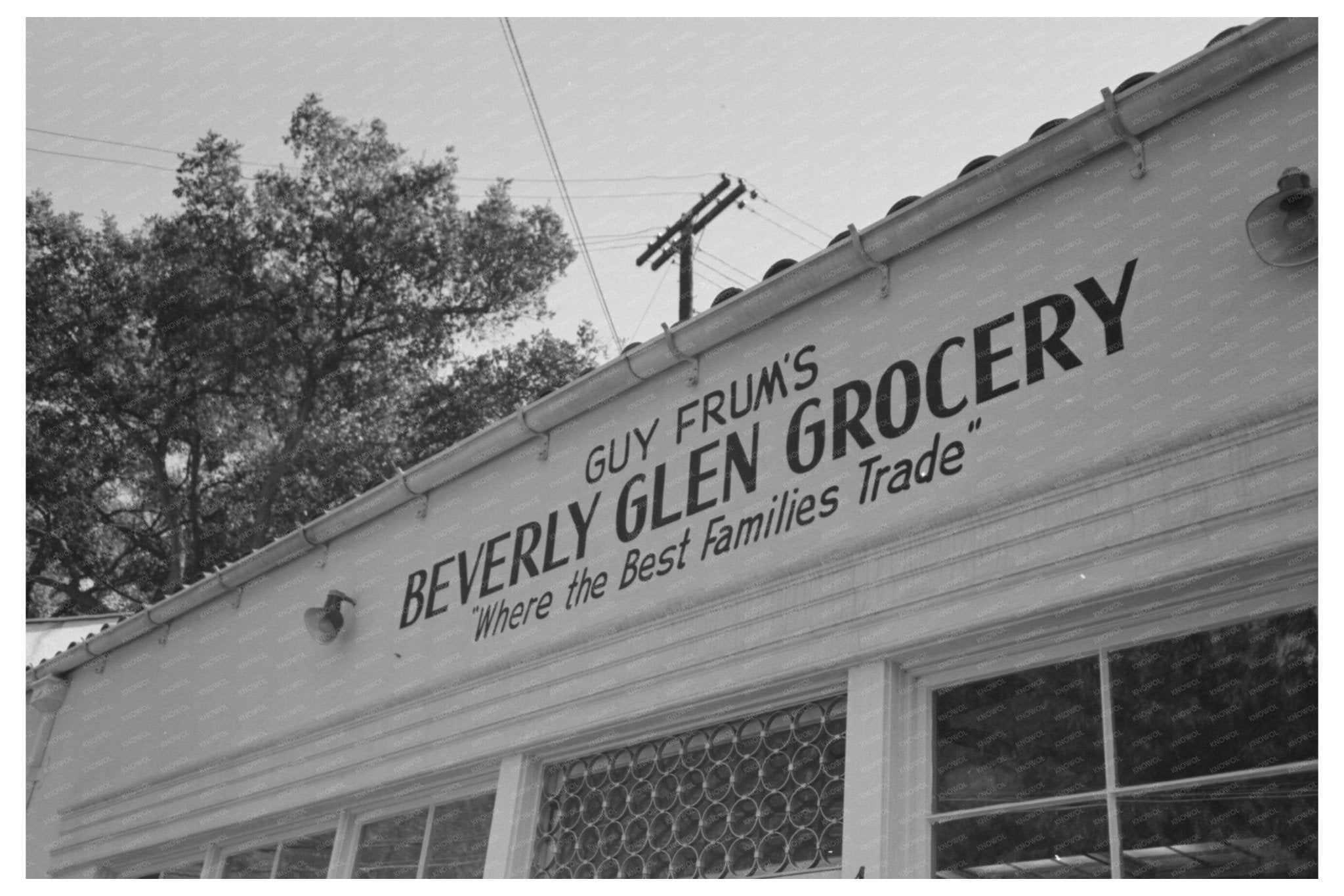 Grocery Store in Beverly Glen California April 1942 - Available at KNOWOL