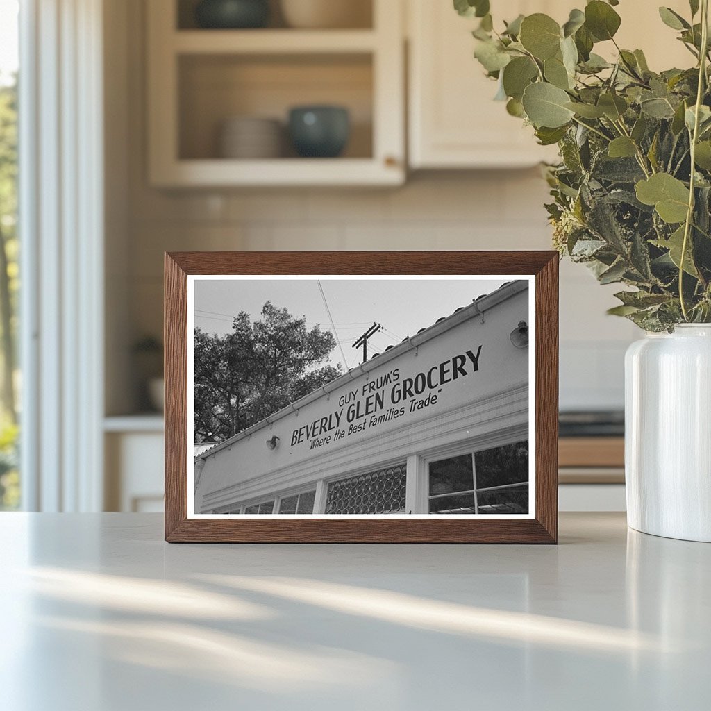 Grocery Store in Beverly Glen California April 1942 - Available at KNOWOL