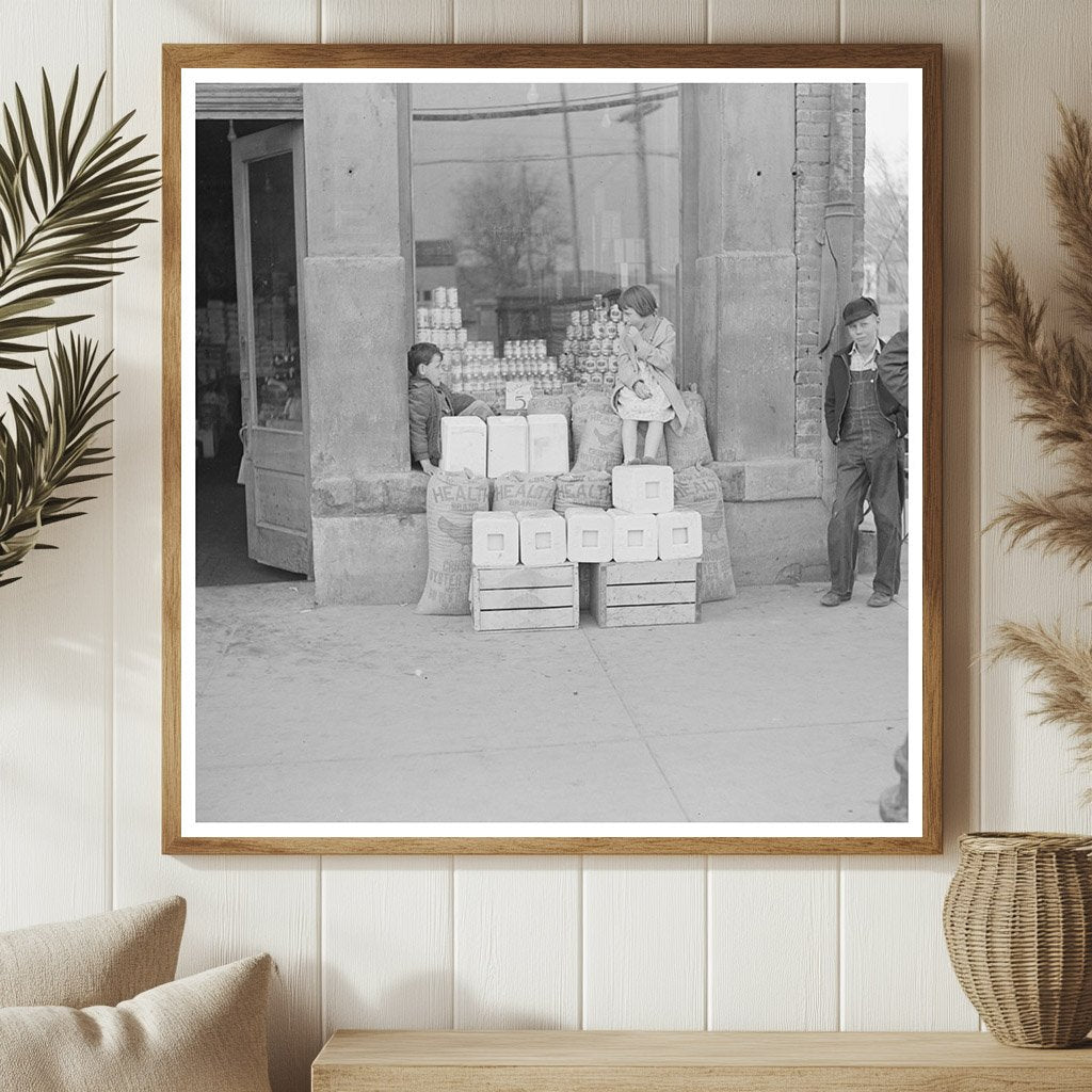 Grocery Store in Shawneetown Illinois April 1937 - Available at KNOWOL