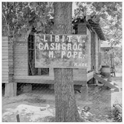 Grocery Store in Small Town Mississippi 1937 - Available at KNOWOL