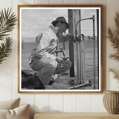 Guayule Nursery Irrigator in Salinas California 1942 - Available at KNOWOL