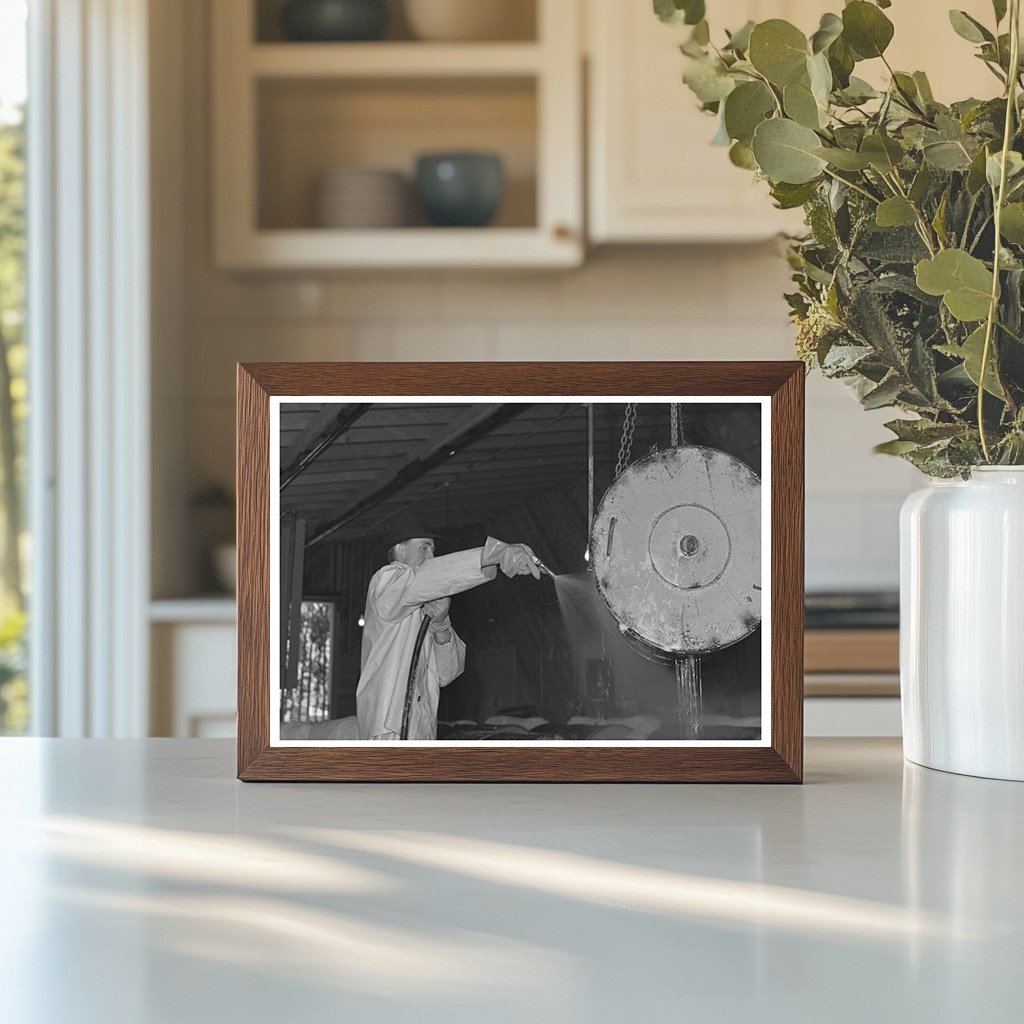 Guayule Seed Treating Room Salinas California 1942 - Available at KNOWOL