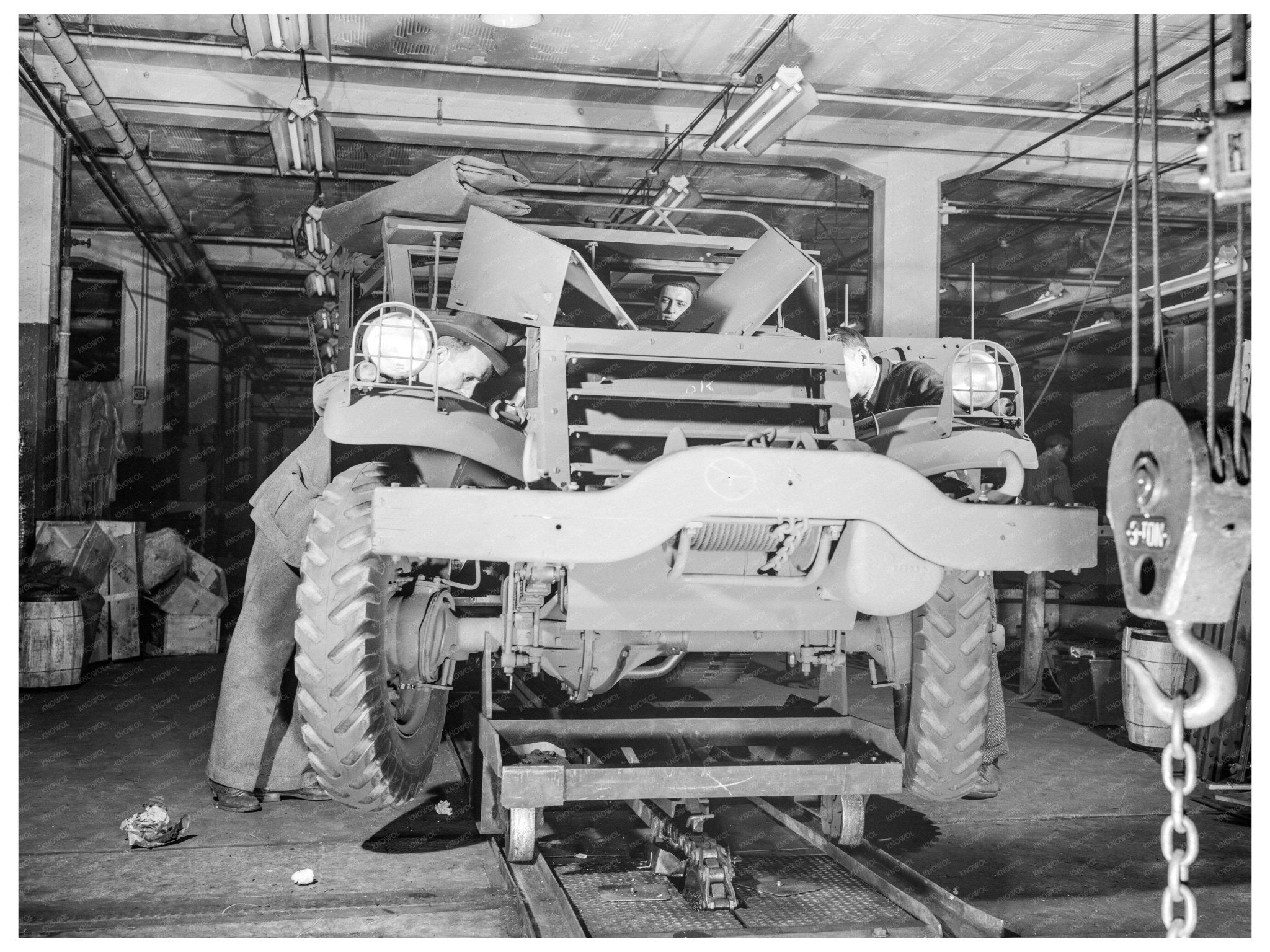 Half - Track Armored Car Assembly December 1941 - Available at KNOWOL