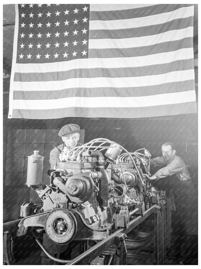 Halftrac Scout Car Engine Assembly December 1941 - Available at KNOWOL