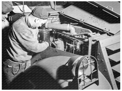 Halftrack Scout Car Inspection December 1941 Cleveland - Available at KNOWOL