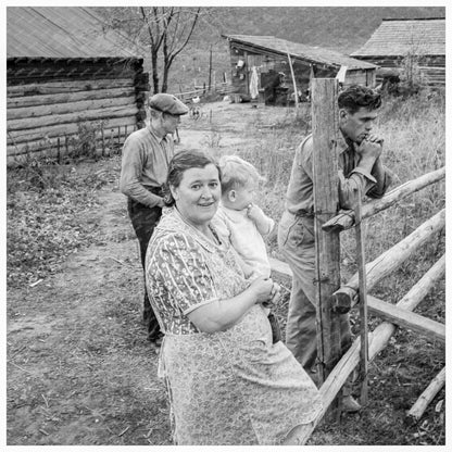 Halley Family on Farm in Priest River Valley Idaho 1939 - Available at KNOWOL