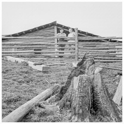 Halley Family on Idaho Farm October 1939 - Available at KNOWOL