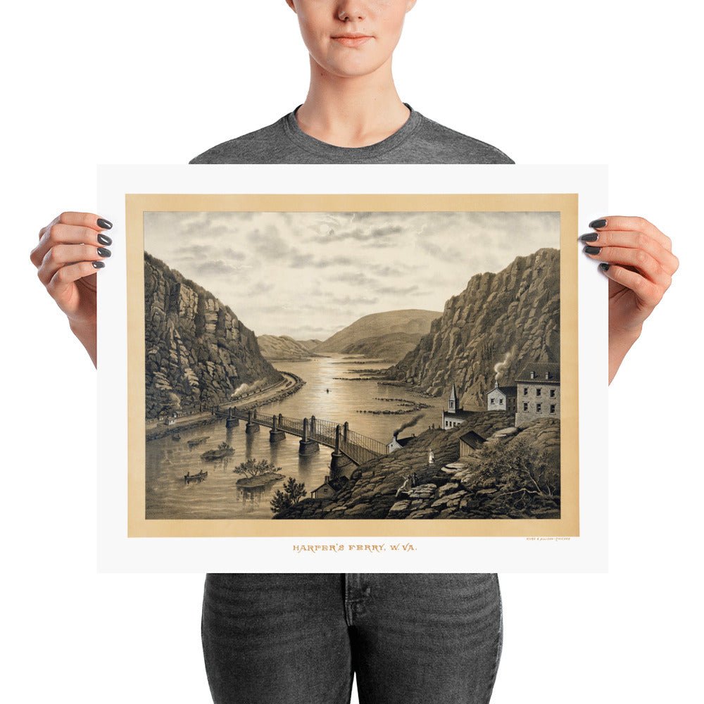 Harpers Ferry, West Virginia 1800's - Available at KNOWOL