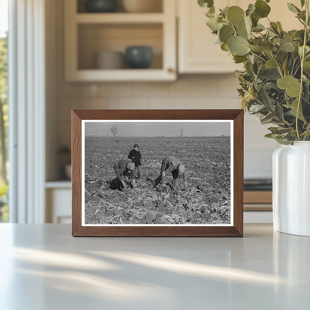 Harvesting Sugar Beets East Grand Forks Minnesota 1937 - Available at KNOWOL