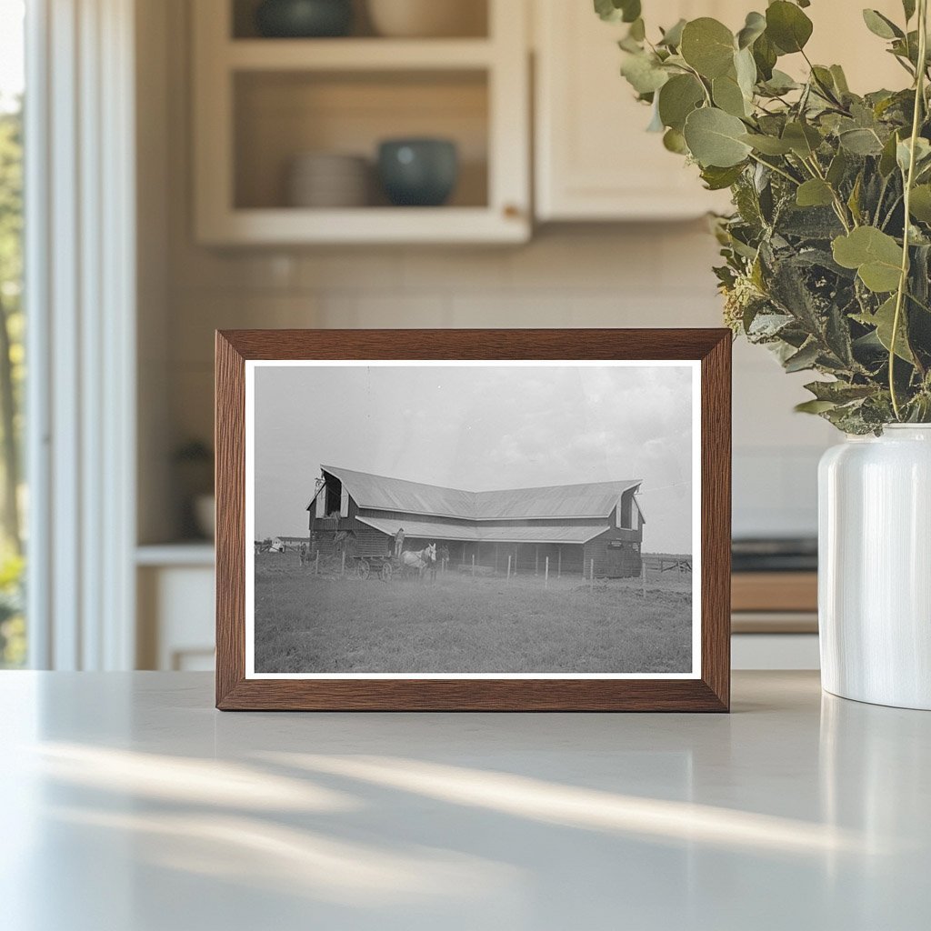 Hay Barn at Lake Dick Project Arkansas September 1938 - Available at KNOWOL