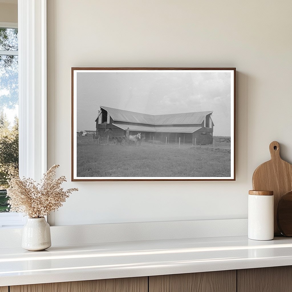 Hay Barn at Lake Dick Project Arkansas September 1938 - Available at KNOWOL